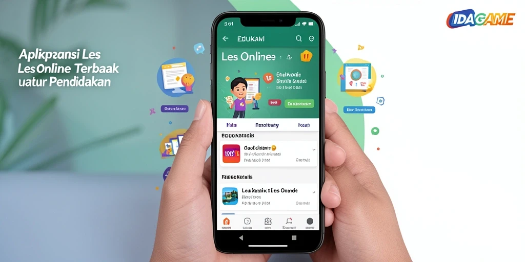 Tampilan antarmuka IDAGAME yang interaktif dan ramah pengguna.