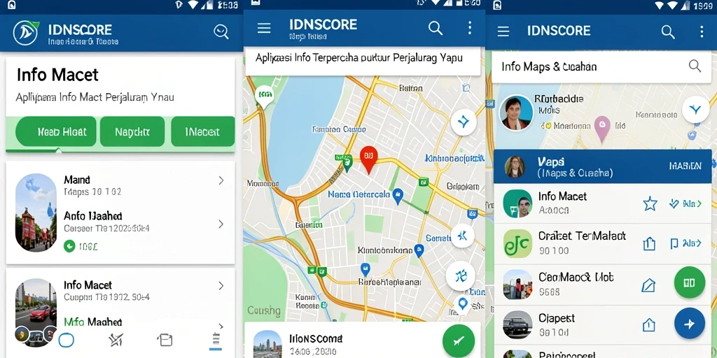 Antarmuka pengguna IDNSCORE yang informatif dan mudah dimengerti.