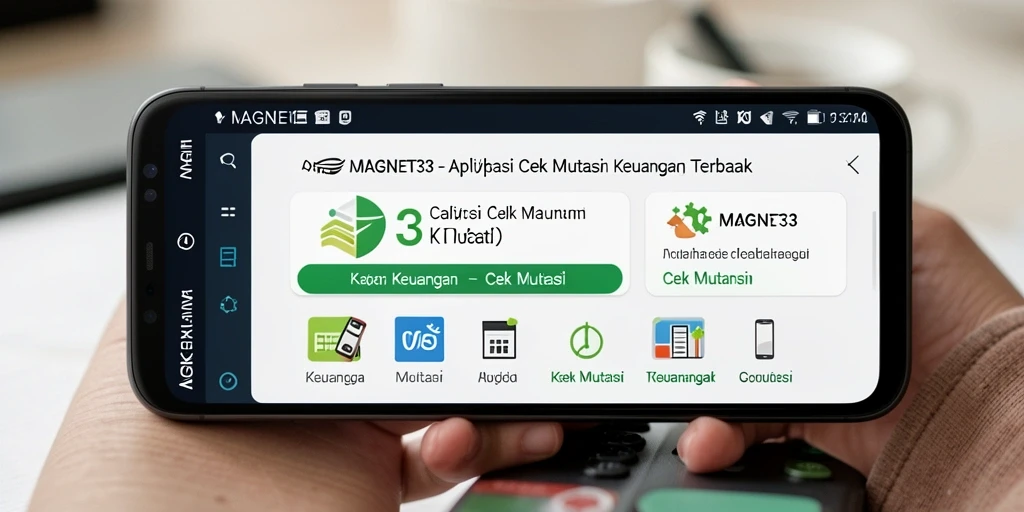 Antarmuka MAGNET33 yang bersih dan fungsional untuk cek mutasi.