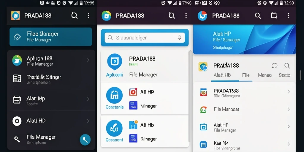 Antarmuka PRADA188 yang sederhana dan mudah dipahami.
